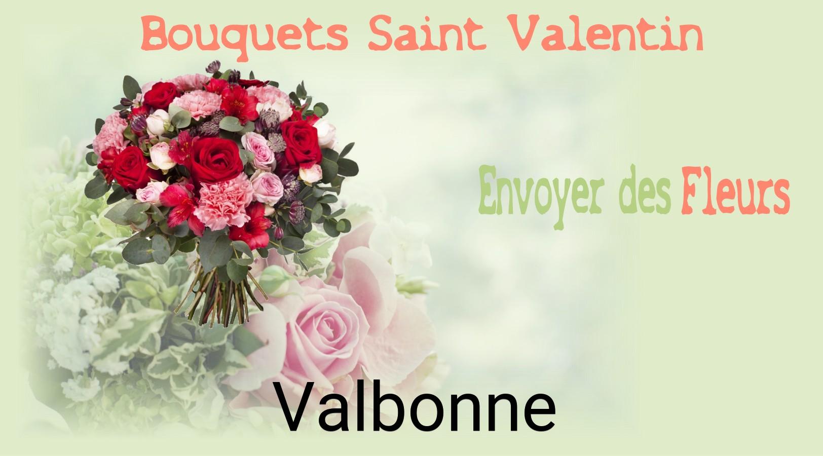 Roses de Saint-Valentin livrées à Valbonne